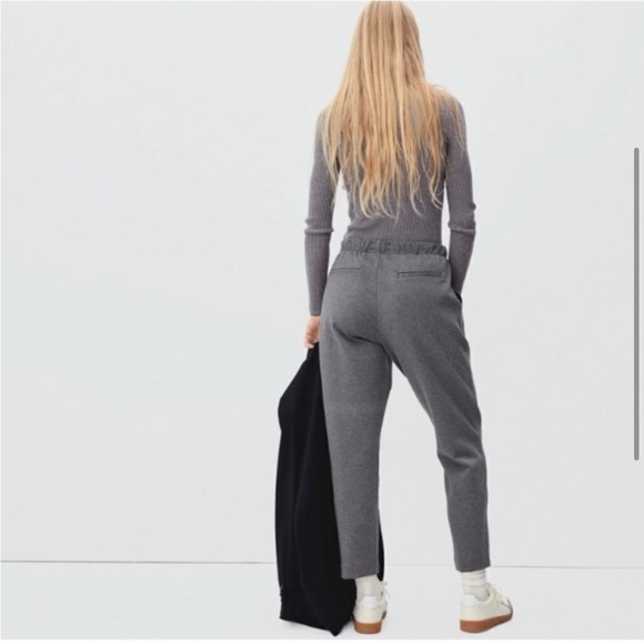 Everlane The Dream Pant Gray Cropped (Small) - Picture 2 of 6